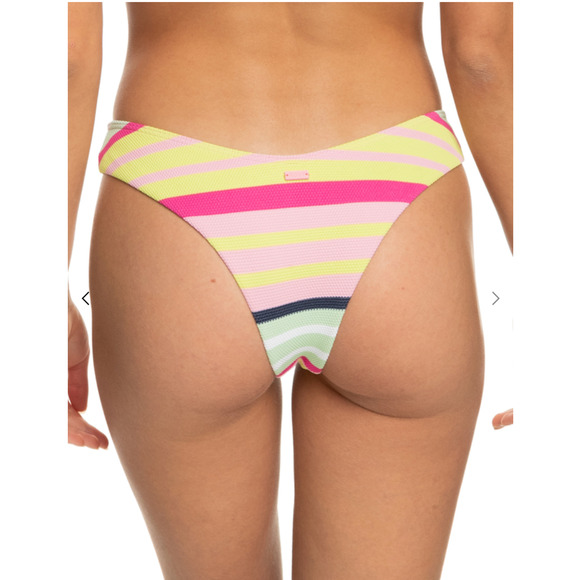 Roxy Stripe Soul Cheeky Bikini Bottoms, Rainbow Stripes, NWT Large - Picture 5 of 7